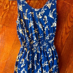 This is a blue jumpsuit by Forever 21 in size Medium